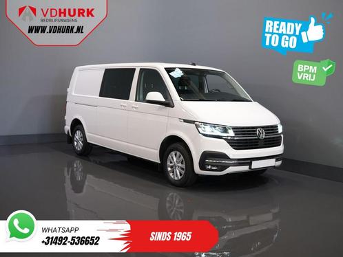 Volkswagen Transporter 2.0 TDI 150 pk Aut. L2 DC Dubbel Cabi, Auto's, Bestelwagens en Lichte vracht, Bedrijf, ABS, Adaptive Cruise Control