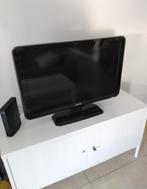 Lot meuble TV Ikea blanc et télévision Philips 32 ", Enlèvement, Utilisé, Métal, Moderne, suédois