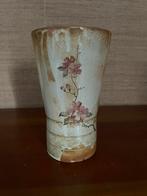 Vase décoratif en céramique au décor floral - style japonais, Enlèvement