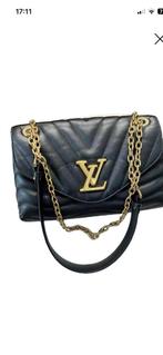 Louis Vuitton New Wave chain bag FULL SET., Ophalen, Zo goed als nieuw, Blauw, Leer