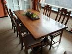 Eiken eetplaats in goede staat, Huis en Inrichting, Ophalen, Gebruikt, Klassiek, 4 tot 6 stoelen