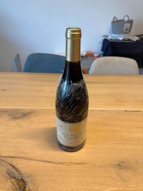 Beaune Premier Cru Les Grèves 2001, Verzamelen, Wijnen, Zo goed als nieuw, Rode wijn, Frankrijk, Vol, Ophalen of Verzenden