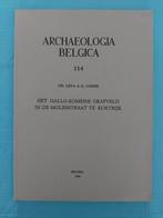 livret - Le cimetière gallo-romain de Courtrai - 1969, Livres, Comme neuf, Ch. Leva & G. Coene, 14e siècle ou avant, Envoi