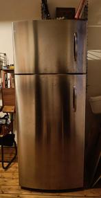 Vrijstaande inox ijskast / koelkast whirpool-ikea, Ophalen, 60 cm of meer, 100 tot 150 liter, Met aparte vriezer