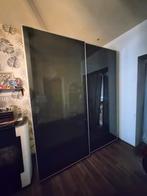 IKEA PAX kleedkamer met glazen schuifdeuren, Ophalen, Gebruikt, Glas, Met deur(en)