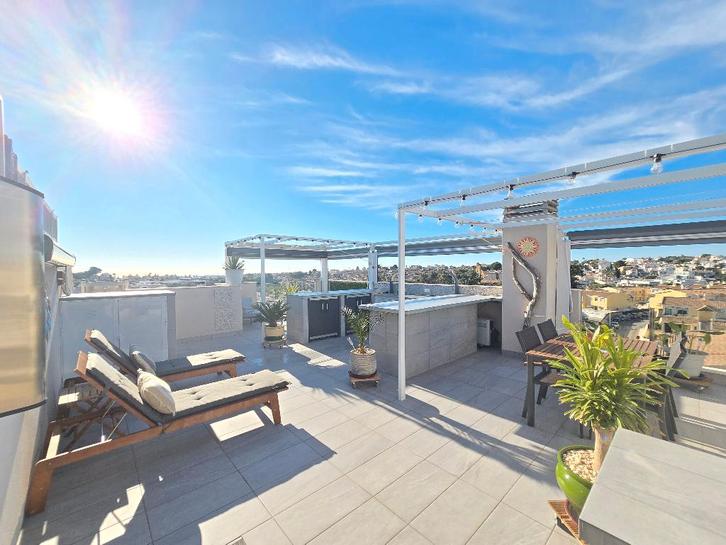 Penthouse orienté plein sud avec vue sur la mer, Immo, Étranger, Espagne, Appartement, Village