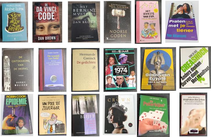 Verschillende NL Boeken, Boeken, Avontuur en Actie, Zo goed als nieuw, Ophalen