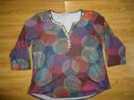 kleurrijk t-shirt CASSIS maat 46, Kleding | Dames, Overige kleuren, Cassis, Maat 46/48 (XL) of groter, Ophalen of Verzenden