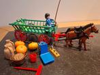 Playmobil kar met paarden - 3246, Ophalen of Verzenden, Zo goed als nieuw, Complete set