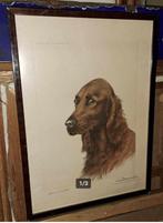 gravure epreuve d artiste signe leon danchin, Antiek en Kunst, Ophalen of Verzenden