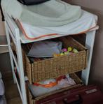 grijze houten stevige aankleedtafel, Kinderen en Baby's, Ophalen, Gebruikt, Aankleedkussen