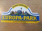 oude sticker Europa Park (macht spass), Comme neuf, Autres types, Enlèvement ou Envoi
