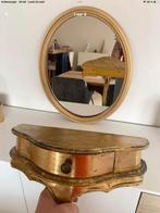 Ensemble miroir doré, Huis en Inrichting, Woonaccessoires | Spiegels, Ophalen, Gebruikt