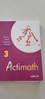 livre de mathématique actimath 3, Enlèvement, Utilisé
