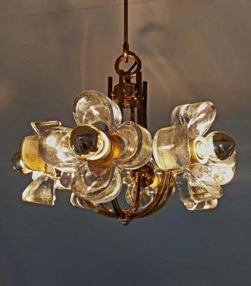 vintage design hanglamp luster Luigi Colani