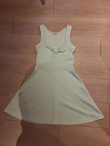 Zomerkleedje, merk Lola Liza, maat 34, mintgroen+gouden riem, Kleding | Dames, Jurken, Ophalen, Lola & Liza, Zo goed als nieuw