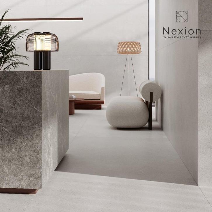 Natuursteenlook Gabro Stufomato merk Nexion 1198x598x9 silk, Doe-het-zelf en Bouw, Tegels, Nieuw, Vloertegels, Keramiek, 60 cm of meer