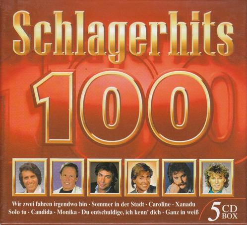 100 Schlagerhits in 5 CD-box, Cd's en Dvd's, Cd's | Verzamelalbums, Pop, Verzenden