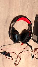 Headset PC Gaming met microfoon, Ophalen of Verzenden, Mute-functie, Zo goed als nieuw, Over-ear