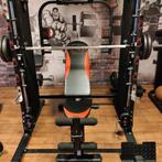 Multistation Domyos +banc+poids +appareil à traction, Enlèvement, Utilisé, Couché