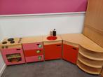 WESCO Kinderkeuken: rood met roze, Kinderen en Baby's, Speelgoed | Houten speelgoed, Ophalen, Gebruikt