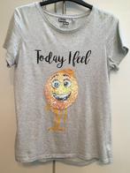 T-shirt EMOJI movie met omkeerbare lovertjes, maat 170-176, Comme neuf, Chemise ou À manches longues, Enlèvement ou Envoi, Next