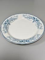 Prachtig Vintage Boch Frères Rubis Bord 33 cm Blauwwit Decor, Ophalen of Verzenden