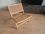 Furnified - Rieten Fauteuil - Flora - Eik, Huis en Inrichting, Ophalen, Zo goed als nieuw