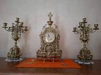 staande klok met kandelaars, Antiek en Kunst, Antiek | Klokken, Ophalen