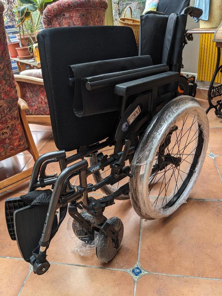 Fauteuil roulant Vermeieren V500 neuf, Divers, Chaises roulantes, Neuf, Fauteuil roulant à pousser, Pliant, Enlèvement