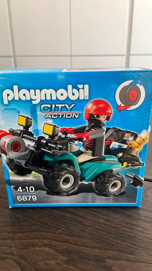 Playmobil City Action Bandiet met quad en lier, Kinderen en Baby's, Speelgoed | Duplo en Lego, Zo goed als nieuw, Complete set