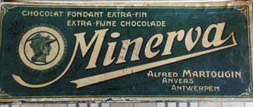 boîte à chocolat « MINERVA » - Martougin n 72, Enlèvement ou Envoi, Utilisé, Autre, Autres marques