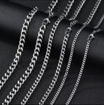 Collier acier inoxydable par piece ou en lot, Handtassen en Accessoires, Kettingen, Ophalen, Nieuw, Overige kleuren, Goud