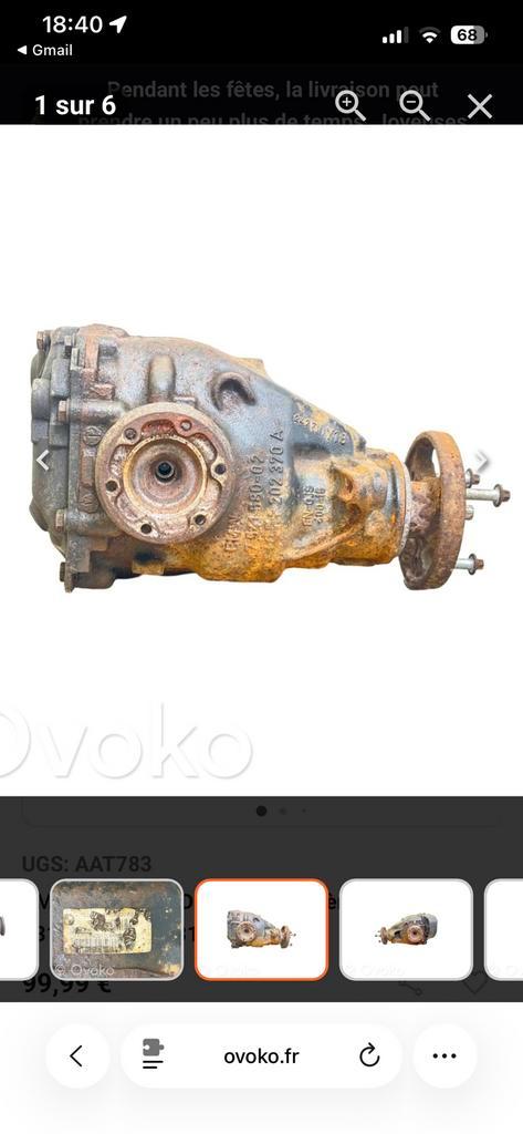 Pont arrière bmw E91, Autos : Pièces & Accessoires, Transmission & Accessoires, BMW, Enlèvement