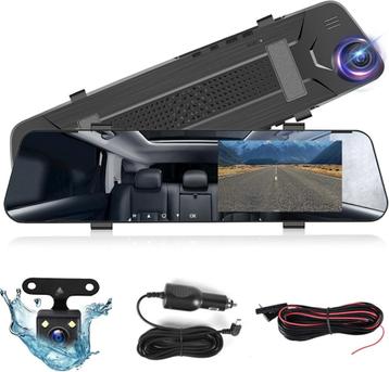 NHOPEEW Achteruitkijkspiegel dashcam met 2x 1080p camera beschikbaar voor biedingen