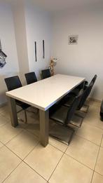 Eettafel+kastje, Ophalen, Gebruikt, 50 tot 100 cm, Vijf personen of meer