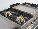🍀Luxe Fornuis Boretti 90 cm RVS 5 pits frytop 1 oven, Elektronische apparatuur, 60 cm of meer, Ophalen of Verzenden, Zo goed als nieuw