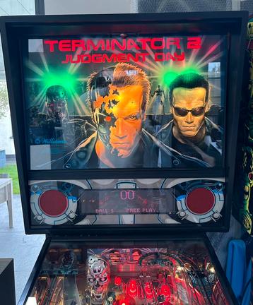 Hele mooie Terminator 2 flipperkast beschikbaar voor biedingen