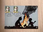 Postzegel Kuifje in Afrika - 2001, Postzegels en Munten, Ophalen of Verzenden, Gestempeld