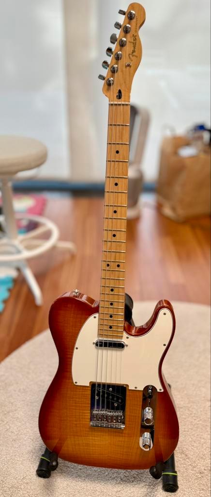 Fender Telecaster + Fender geruisloze pickups, Muziek en Instrumenten, Snaarinstrumenten | Gitaren | Elektrisch, Gebruikt, Solid body