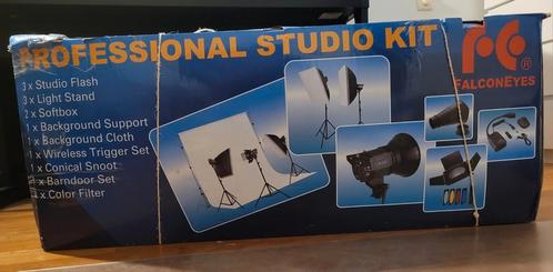 Professional studio kit Falcon eyes, Audio, Tv en Foto, Fotografie | Fotostudio en Toebehoren, Nieuw, Ophalen
