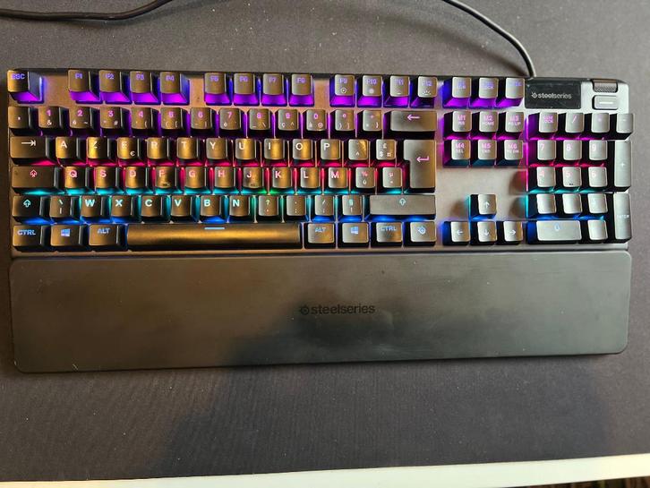 Steelseries Apex 5 Azerty, Computers en Software, Toetsenborden, Gebruikt, Azerty, Bedraad, Gaming toetsenbord, Ophalen