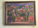 Schilderij Afrika, Antiek en Kunst, Kunst | Schilderijen | Modern, Ophalen