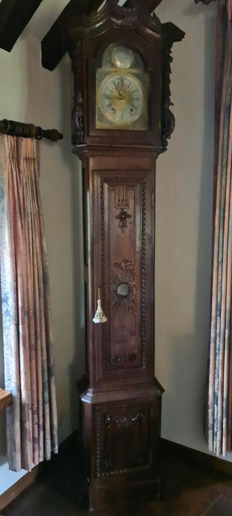 Ancienne horloge de parquet de style liégeois, Antiquités & Art, Antiquités | Horloges, Enlèvement