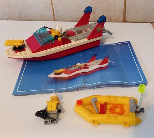 LEGO SYSTEM 6429 VINTAGE brandweerboot, Kinderen en Baby's, Speelgoed | Duplo en Lego, Gebruikt, Lego, Complete set, Ophalen of Verzenden