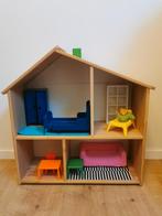 Poppenhuis Ikea Flisat met meubels, Kinderen en Baby's, Ophalen, Poppenhuis