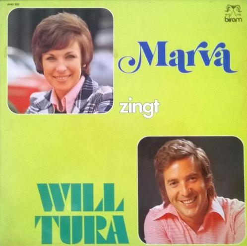 Marva – Marva Zingt Will Tura (gesigneerd door Marva), Cd's en Dvd's, Vinyl | Nederlandstalig, Gebruikt, Levenslied of Smartlap
