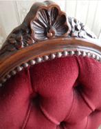 Mooi stoel in velours, Antiek en Kunst, Antiek | Meubels | Stoelen en Sofa's, Ophalen of Verzenden