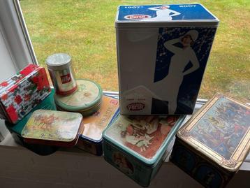 9 blikken opbergdozen voor verzamelaars, Enlèvement ou Envoi