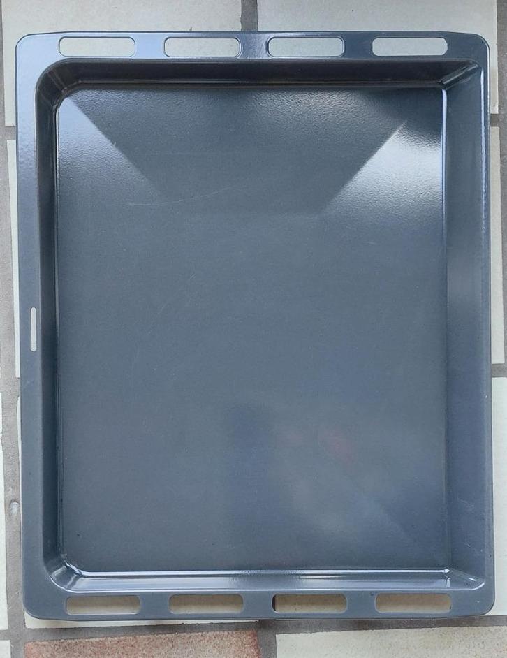 Donkergrijze metalen bakplaat (46x38 cm), Huis en Inrichting, Keuken | Keukenbenodigdheden, Zo goed als nieuw, Ophalen